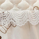 Bonenjoy Cartoon Style Bed Skirt With Ruffled Lace