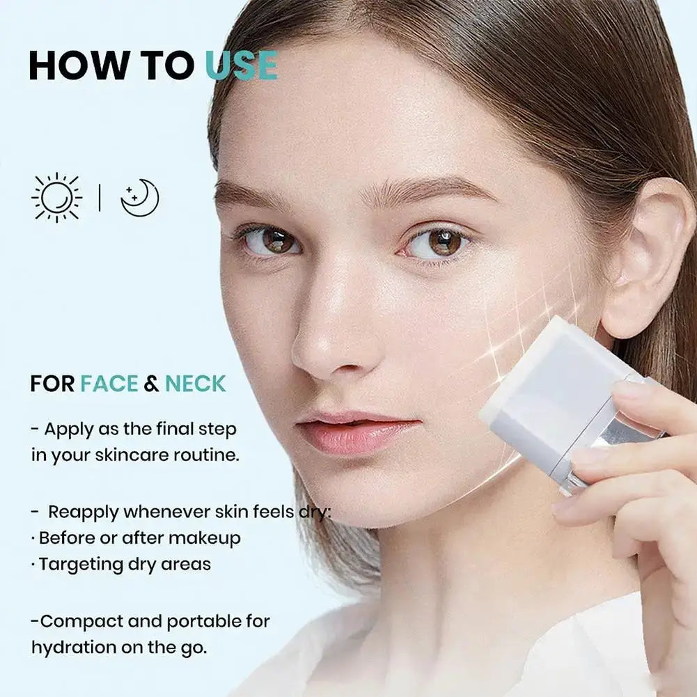 KOEC Portable PDRN Essence Stick Balm Collagen Niacinamide Glycerin, Moisturizing Glowing Firming Anti-Wrinkle Elasticity Boost