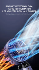 USB Handheld Mini Fan Foldable Portable Neck Hanging Fans