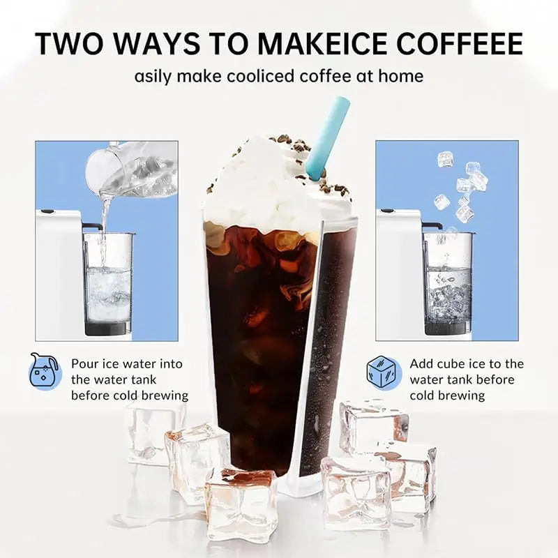 Cafelffe Capsule Coffee Machine Hot Cold Brew Coffee Adapter — product view 4