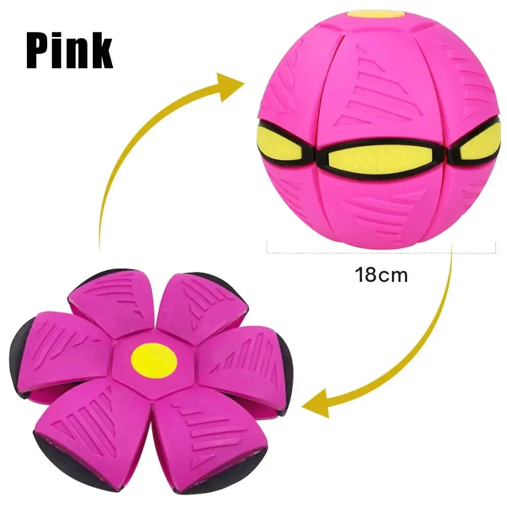 Kids Flat Throw UFO Disc Ball Outdoor Flying Toy Gift