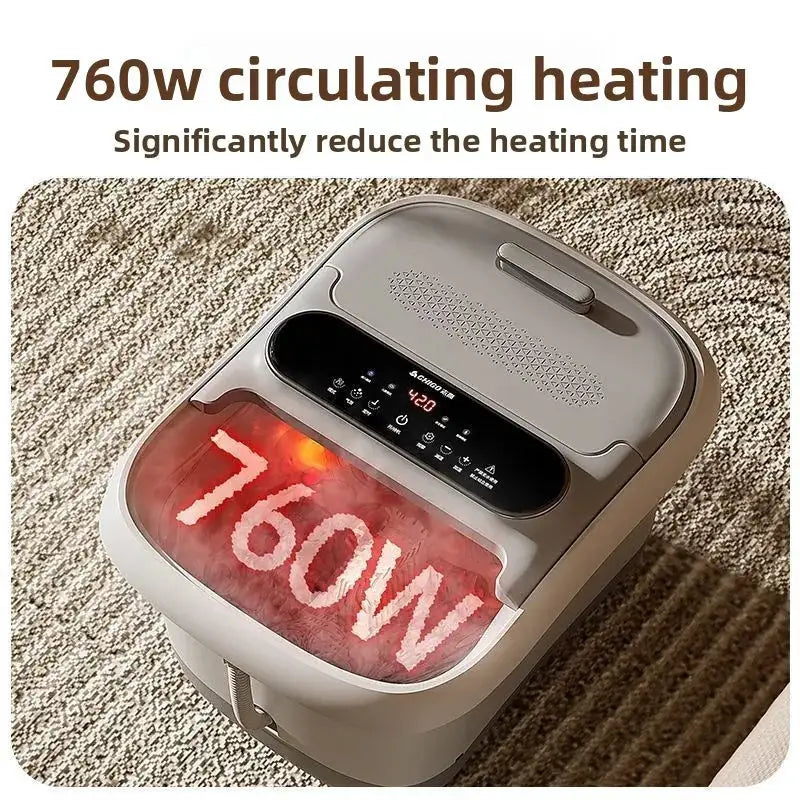 Double Person Constant Temperature Heating Fully Automatic Electric Steam Massage Foot Bath Tub For Home Use