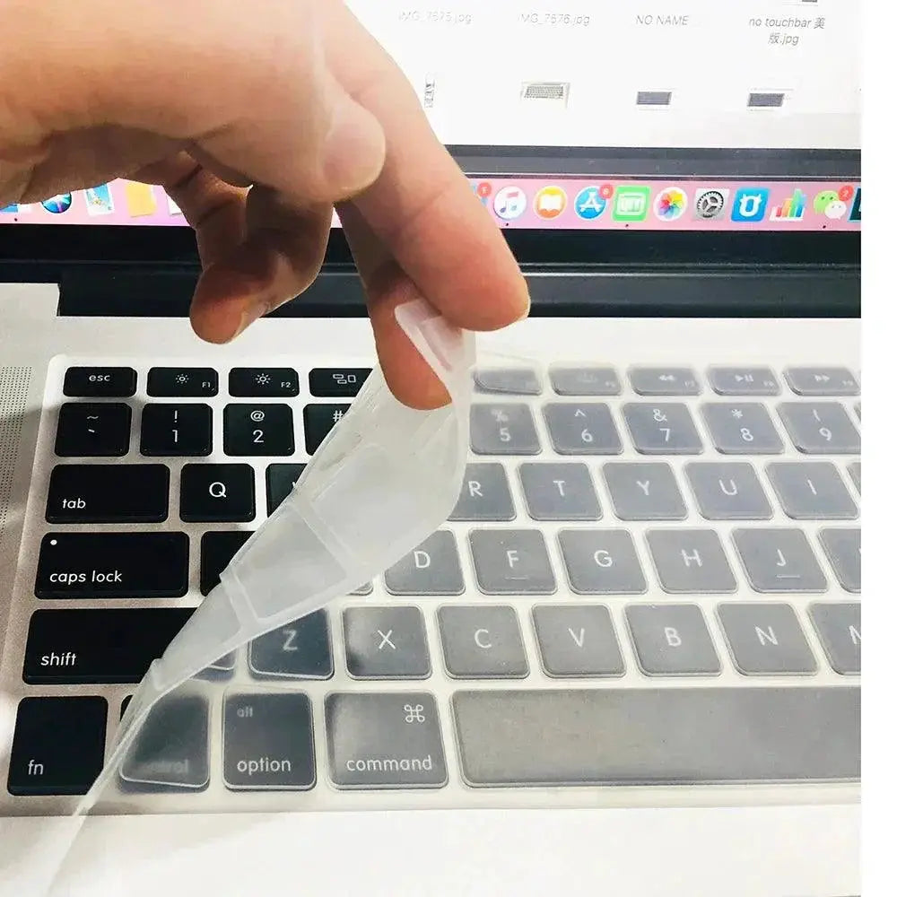 MacBook Silicone Keyboard Cover Transparent Protector 1 Year