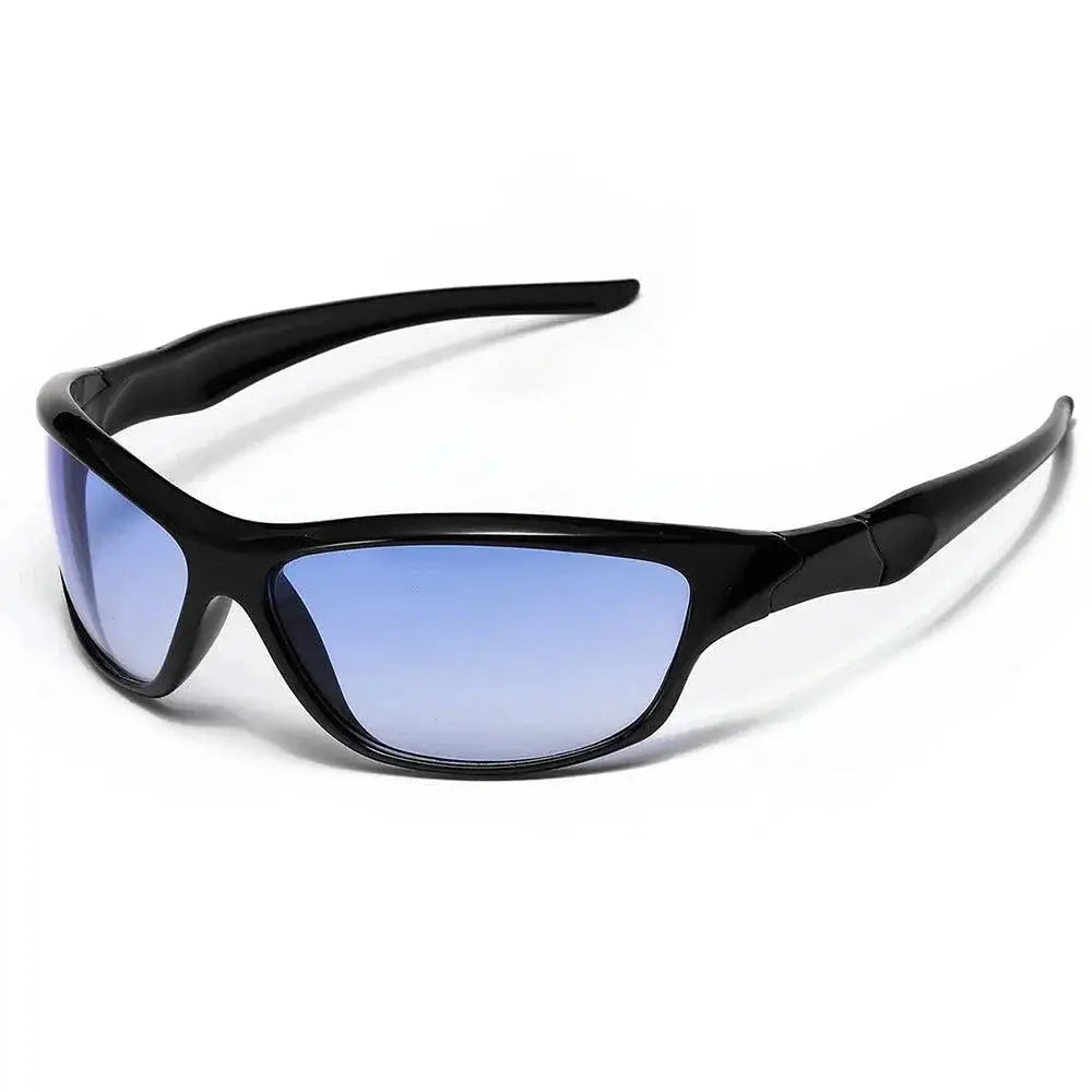 Trendy Mens Silver Y2K Sunglasses For Outdoor Sports Fashion
