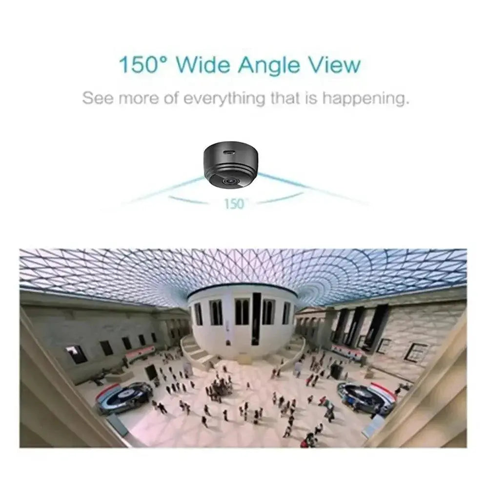 1080P HD WiFi Mini Camera With Motion Detection 360 Rotation