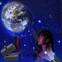 Moon Lamp: Celestial Star Projector Soothing Night Light for Kids