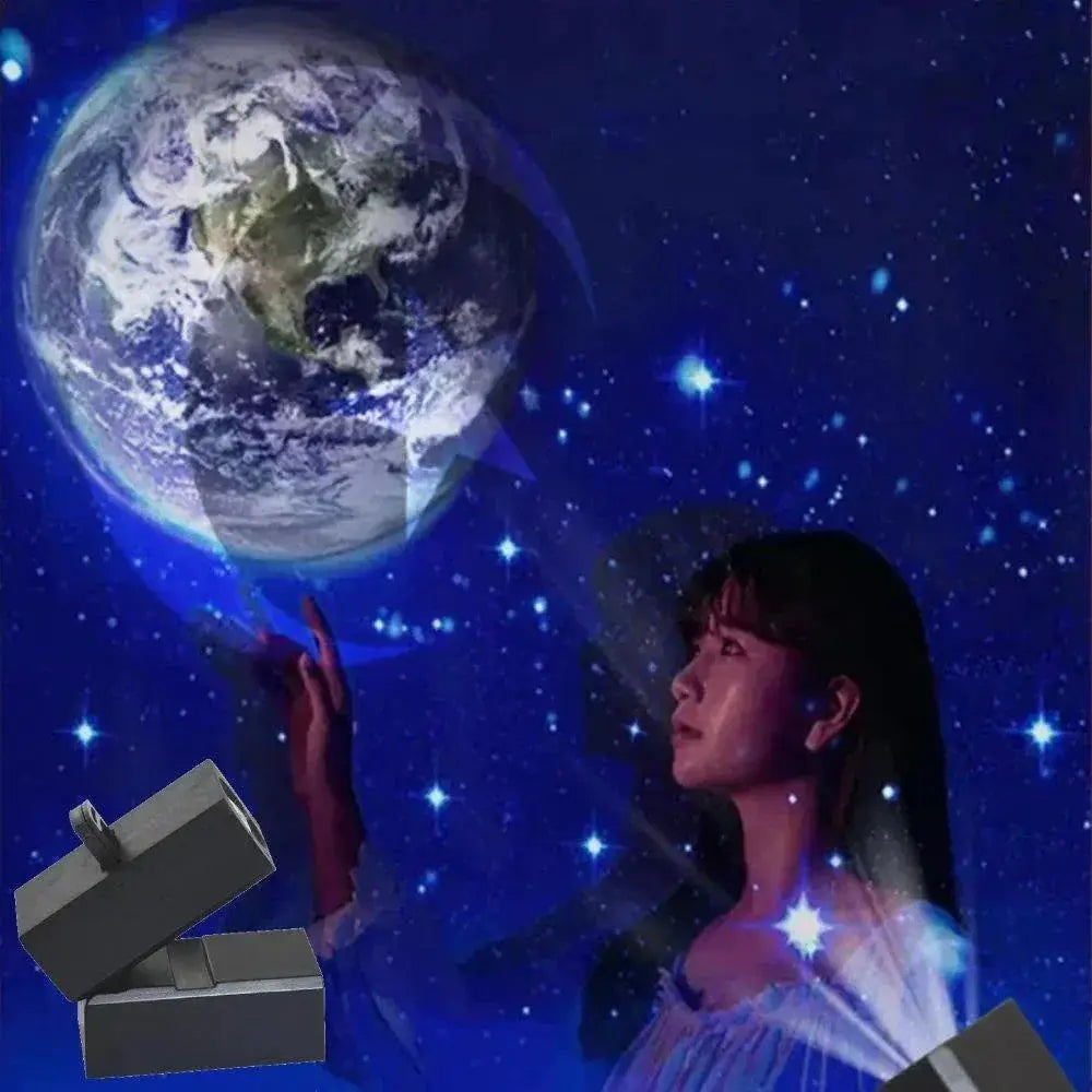 Moon Lamp Celestial Star Projector Night Light For Kids