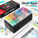 Waterproof Paint Markers Brush Tip