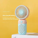 2024 New Handheld Charging Fan Cute Mini USB Cartoon Fan
