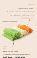 Golden Kitchen Slicer For Home Universal Chopping Tool