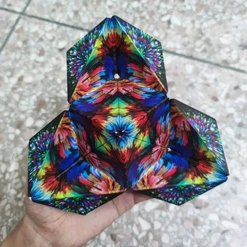 New Geometric Variable Magnetic Cube Puzzle 3D Decompression