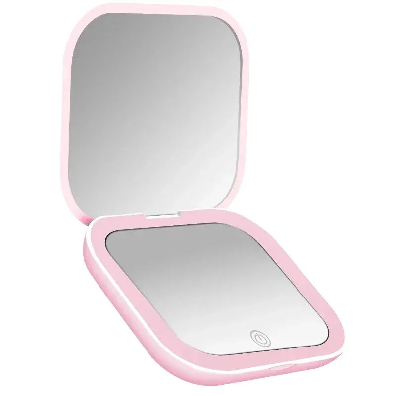 Compact Small Mini Gift Vanity Table Mirror 2X Magnifying