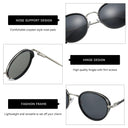 Retro Polarized Steampunk Sunglasses for Men and Women