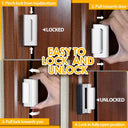 Home Security Lock - Heavy Duty Aluminum Build