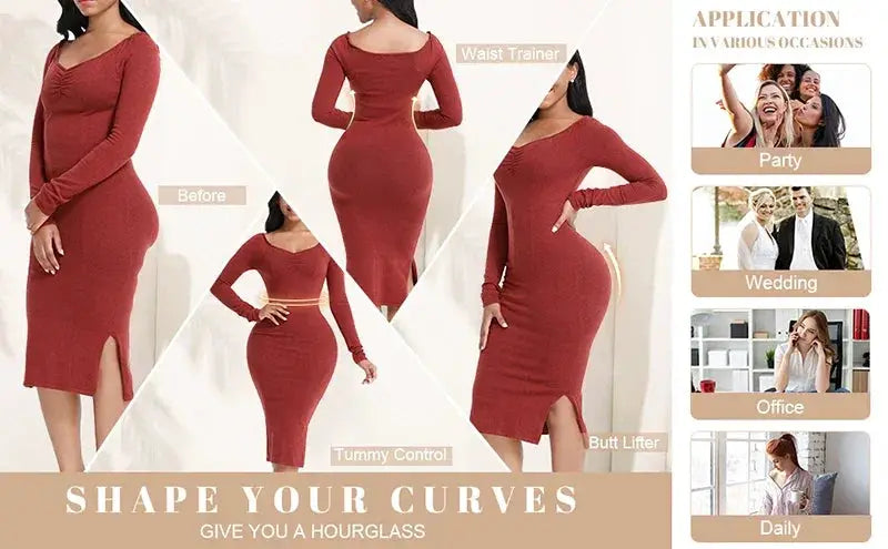 Shapewear Shorts for Women Tummy Control — product view 10