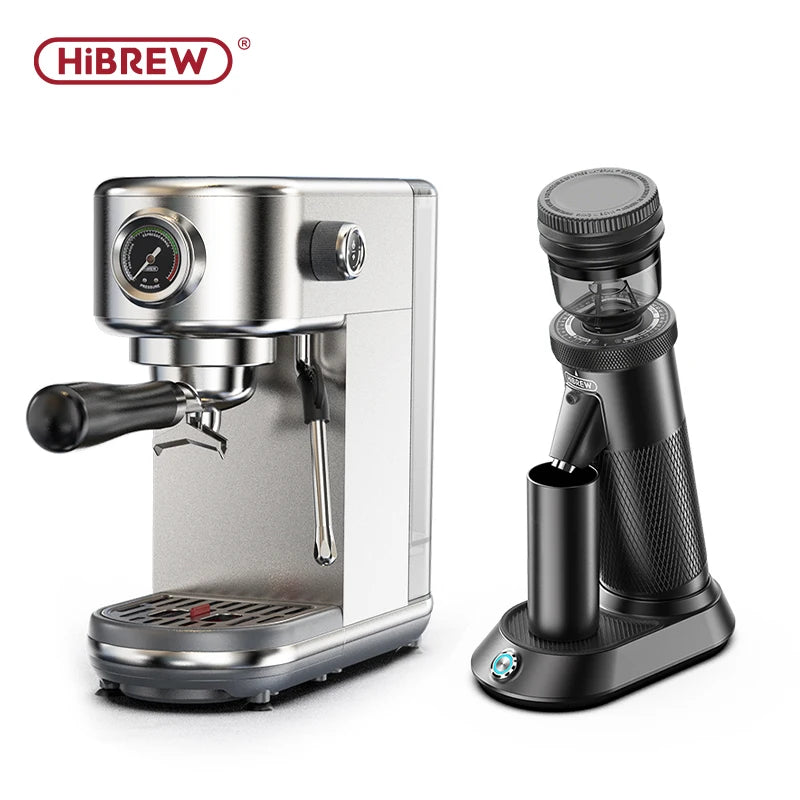 HiBREW Semi Automatic Espresso Coffee Machine Temperature Adjustable — product view 7