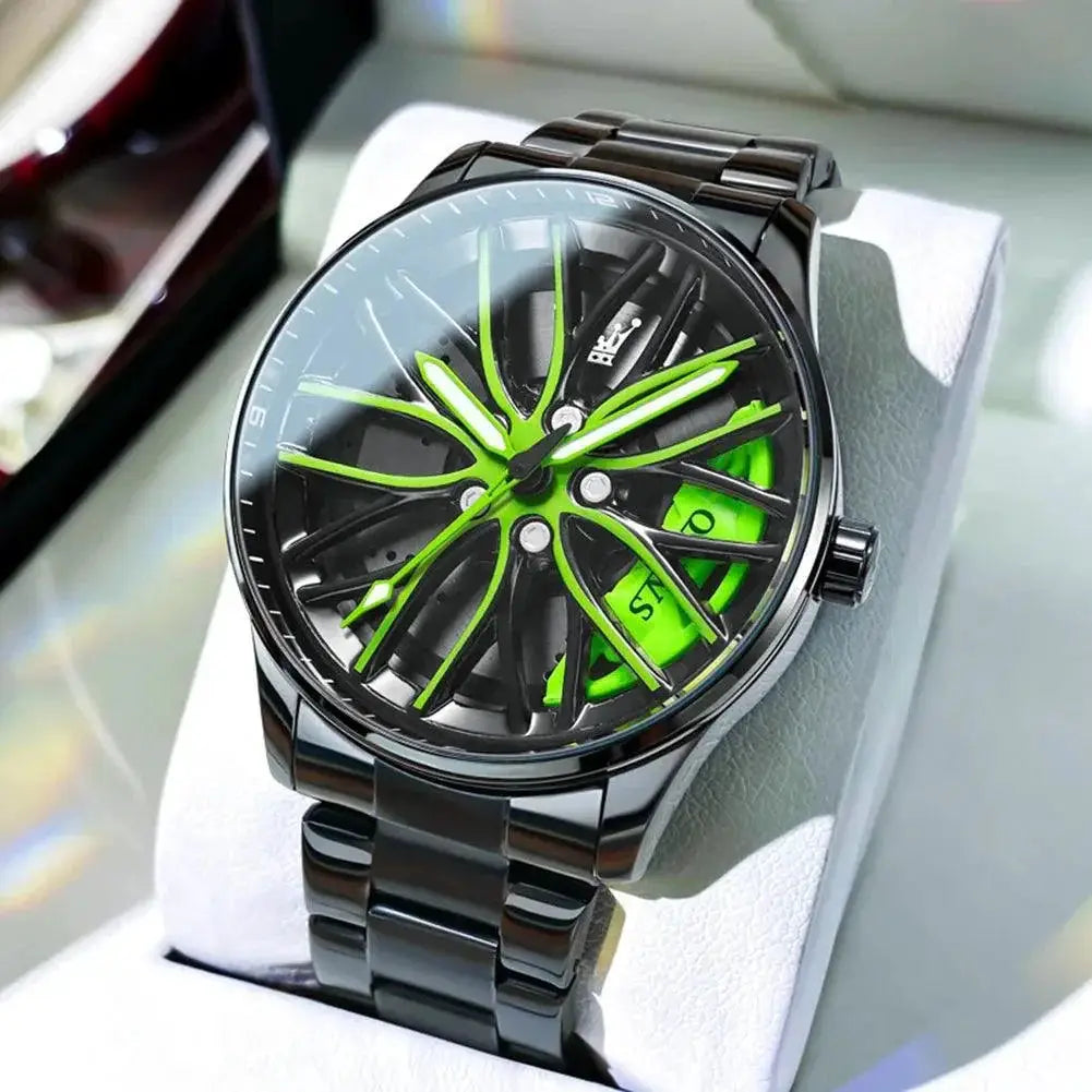 OLEVS Sport Car Rim Luxury Watch Unique Design Craftsmanship
