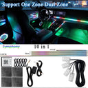 RGB Acrylic Car Ambient Light Kit 18 in 1 Symphony Colors Bluetooth App Control