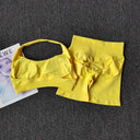 Peach High Waist Yoga Set Hip Lift Wicking