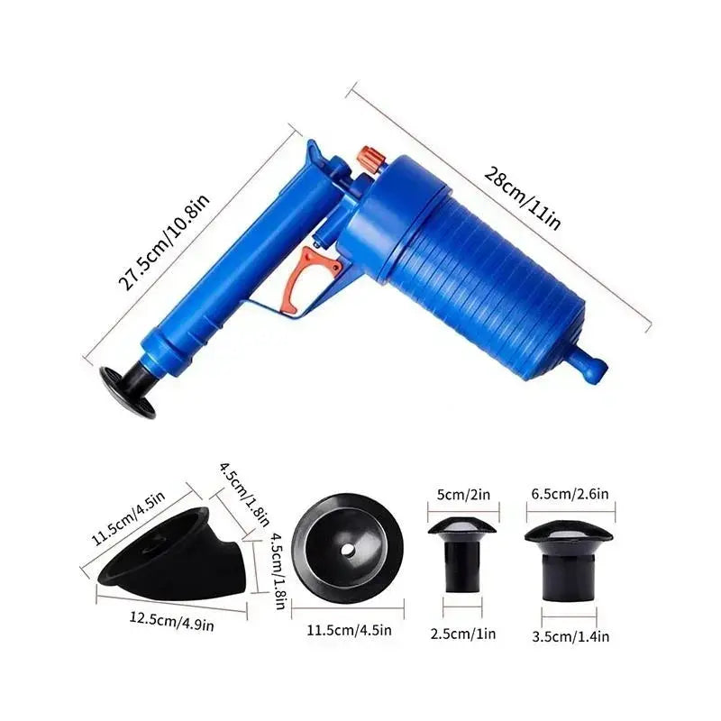 Pump Action Power Pressure Cleaner For Floor Drains Toilets