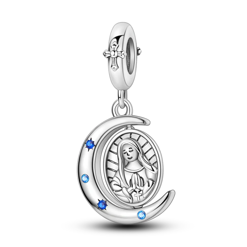 Bangle Bracelet Virgin Mary Charm