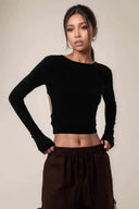 Cross-Back Tee for Women Soft Fabric