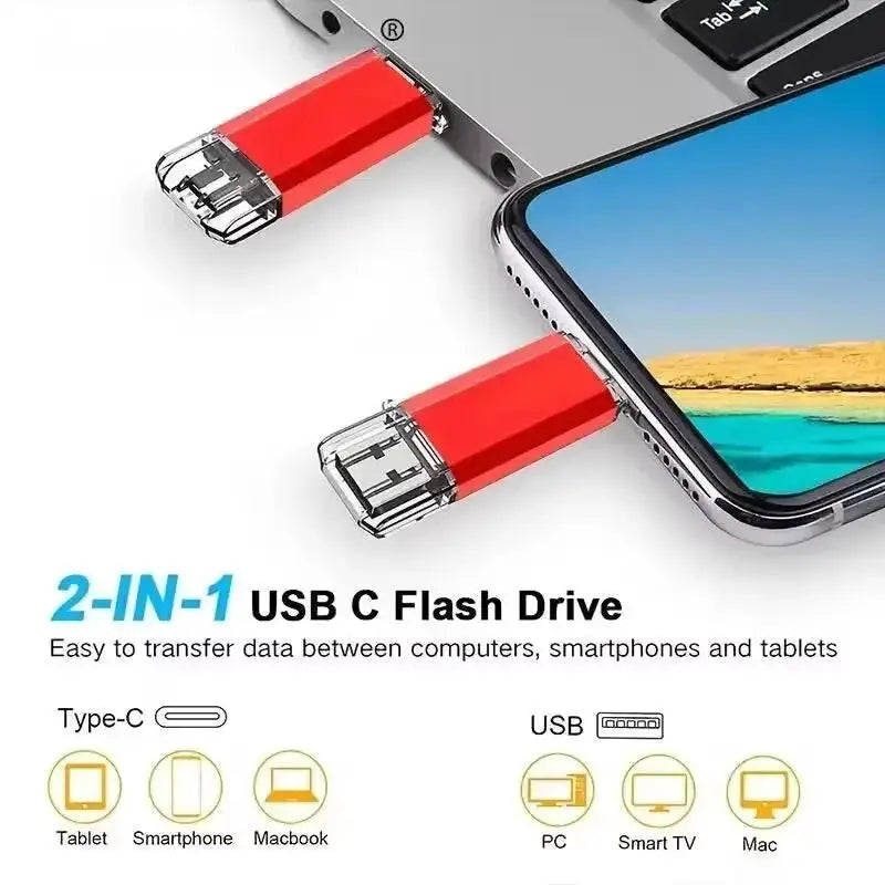 OTG USB Flash Drive Type C Pendrive For iPhone — product view 2