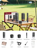Premium Portable Coffee Set: Rechargeable Espresso Maker +
