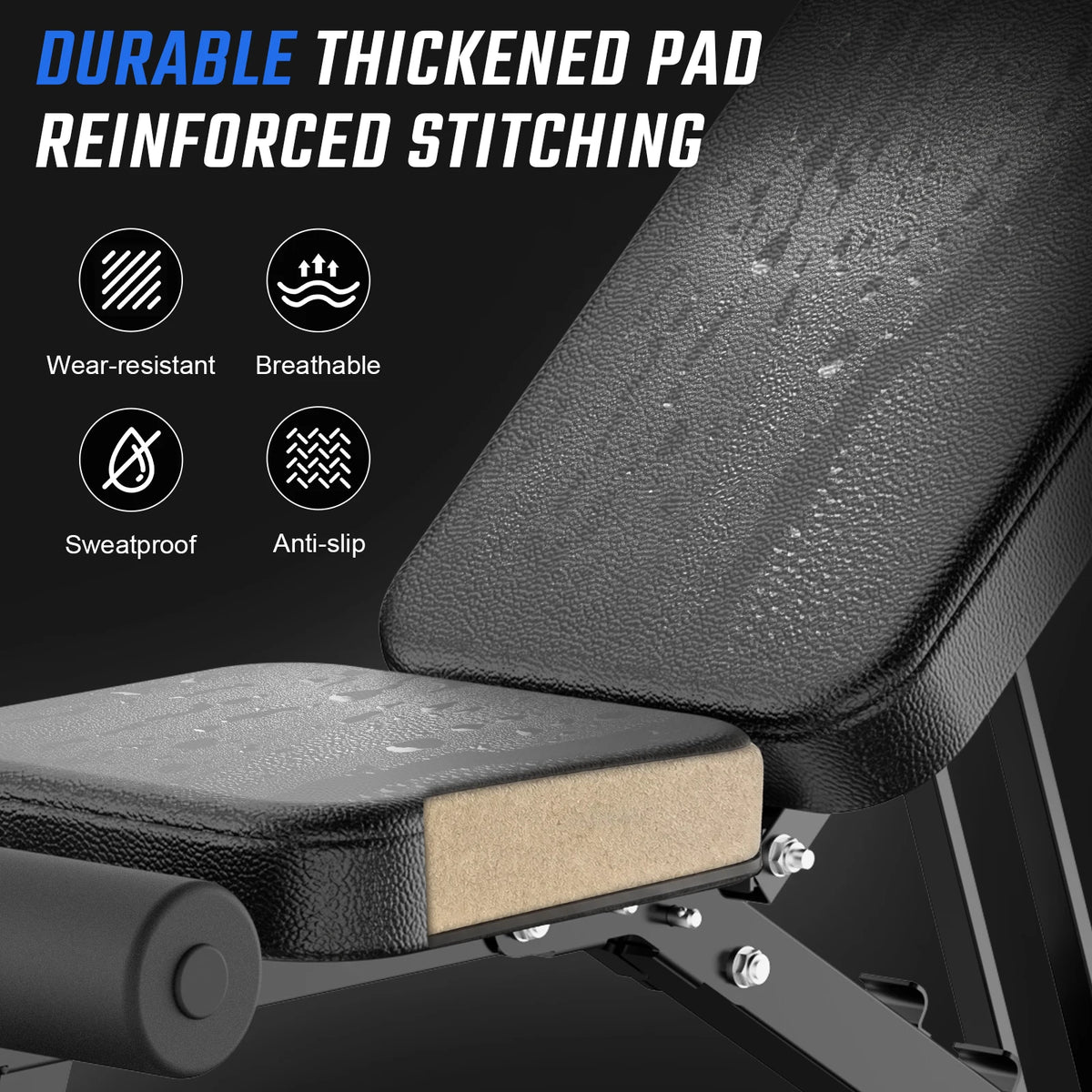 Weight Bench Foldable Dumbbell Bench Multifunctional Home Gym — product view 3