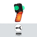 Electric Heating Ankle Support Vibrating Massager Hot Compress Relieves Joint Pain Discomfort Overuse Injury USB Port