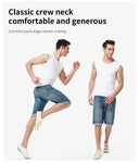 1/3 Piece Men's Wide-shouldered Cotton Vest Slim Top