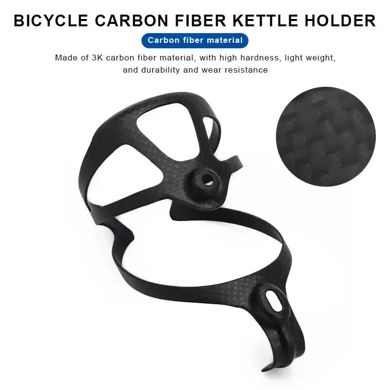 Lightweight 3K Carbon Fiber Bicycle Bottle Cage Set of 2