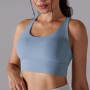 Women's High Stretch Yoga Bra Tank Top for Gym Use