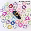 Ribbon Bow Nail Art Kit Elegant Black White Design Set