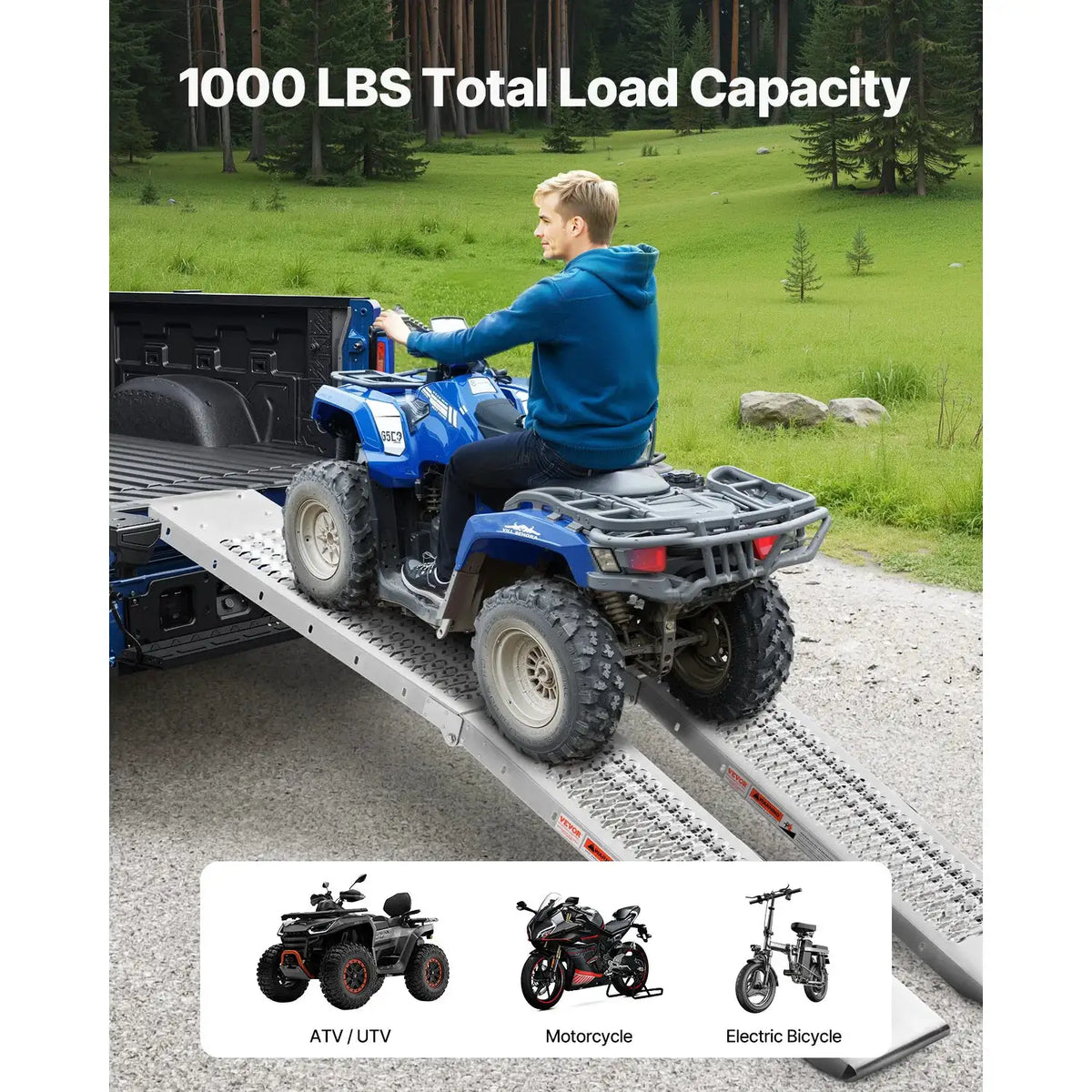 Heavy Duty Steel Motorcycle Ramps Pairs — product image 2