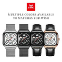 Opk 8173 Watch - Luminous Waterproof Steel Mesh