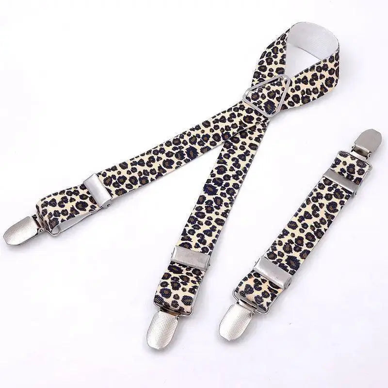 Rainbow Stripe Dog Diaper Suspenders For Pet Clothing