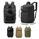 50L/35L/25L Tactical Backpack Men's Travel Large Capacity Rucksacks