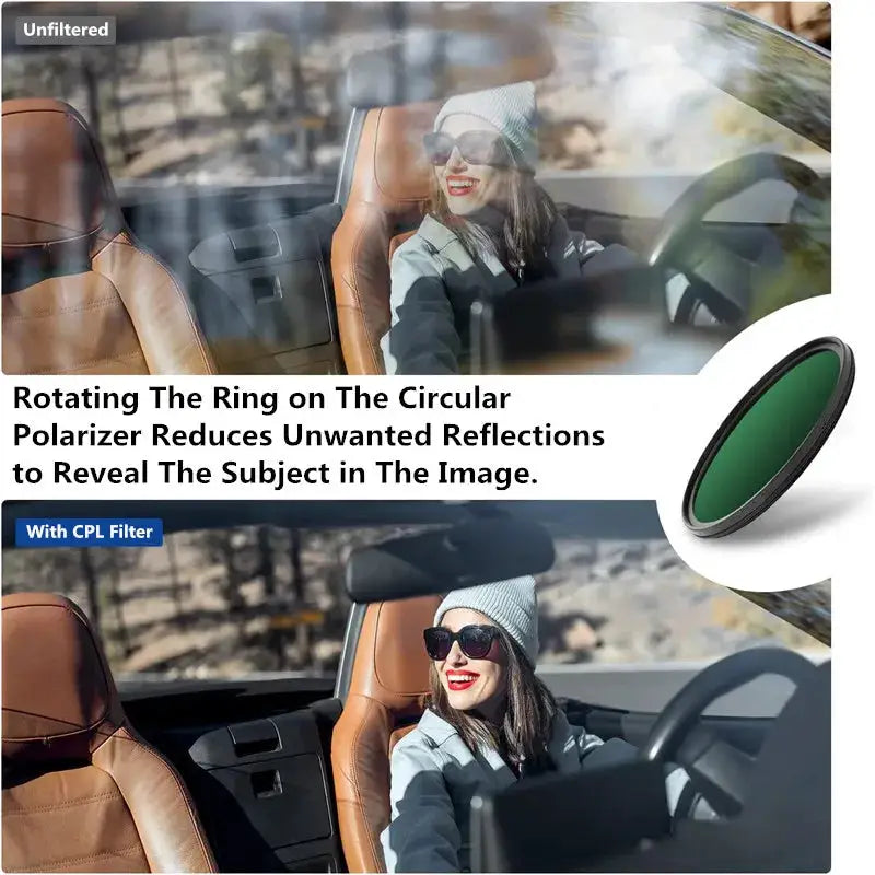 Circular Polarizing CPL Filter For Camera Lenses
