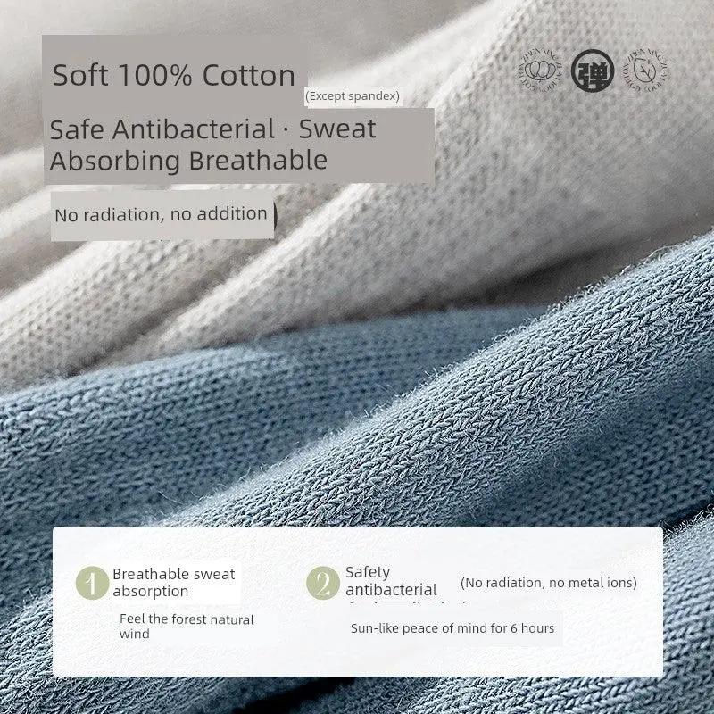 Trendy Antibacterial Cotton Socks for Men Breathable