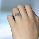 Round Moissanite Ring In Kuololit
