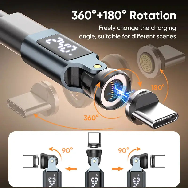Magnetic USB-C Adapter for Convenient Charging — product view 5