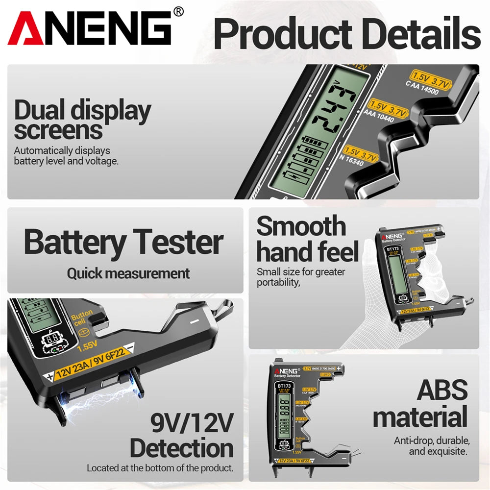 Universal Battery Tester Aneng Battery