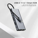 USB C Hub 11 in 1 Type C To 4K HDMI Adapter for Laptop