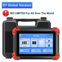 XTOOL D7 V2.0 OBD2 Automotive Scanner Key Programmer All System Car Diagnostic Tool ECU Coding with 39+ Resets CANFD DOIP FCA