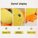 1pc Large Duck Design Pet Grinding Teeth Squeaky Plush Toy