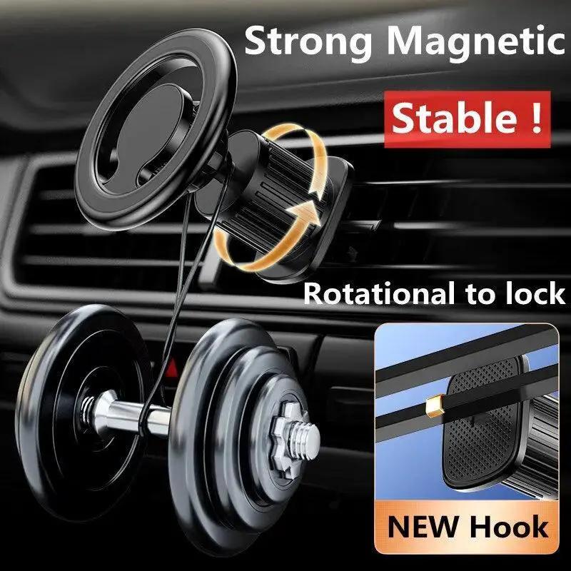 Universal Magnetic Car Phone Holder Stand With 360 Rotation