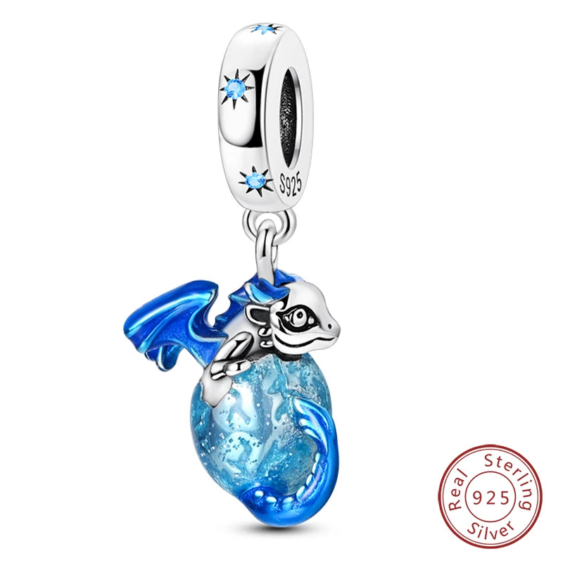Sterling Silver Blue Purple Butterfly