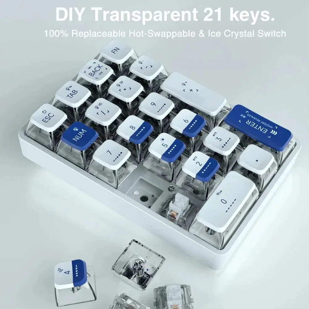 LEOBOG K21 Mechanical Number Pad RGB Backlit Keyboard