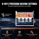 SucceBuy Knob Ultrasonic Cleaner with Heater & Timer for Lab